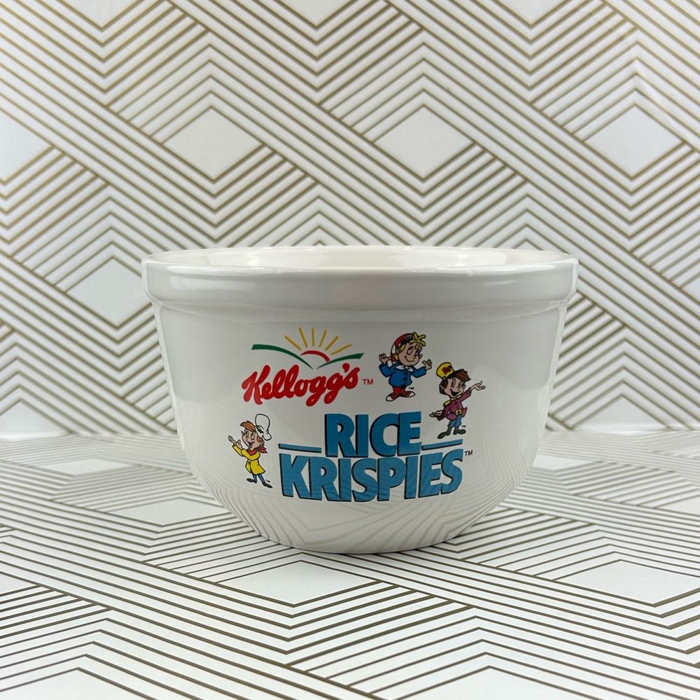 VINTAGE 2001 KELLOGG'S SNAP CRACKLE POP RICE KRISPIES CERAMIC CEREAL BOWL